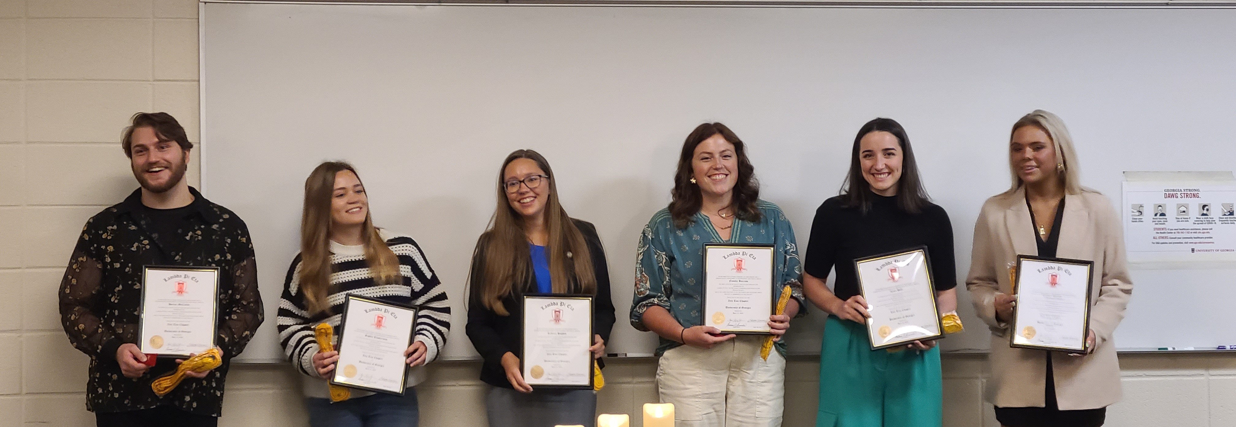 Spring 2023 Lambda Pi Eta Inductees