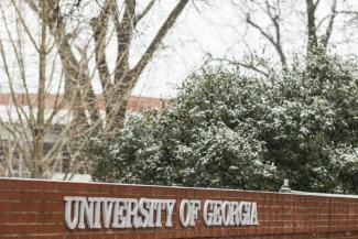 Snow UGA