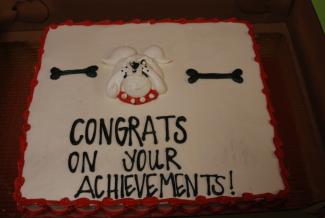 Bulldog Cake
