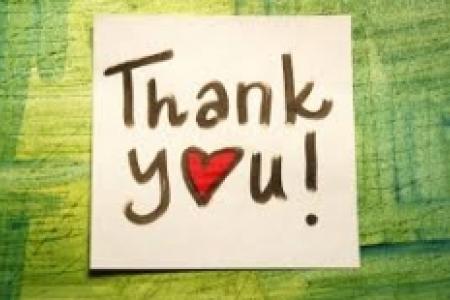 Thank you note