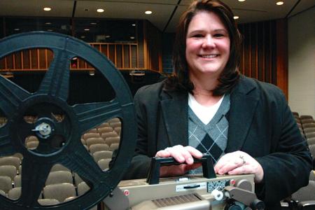 E. Michelle Ramsey, former doctoral student and recipient of the OSCLG's 2017 Feminist Teacher-Mentor Award. Photo credit: Theo Anderson, Penn State University